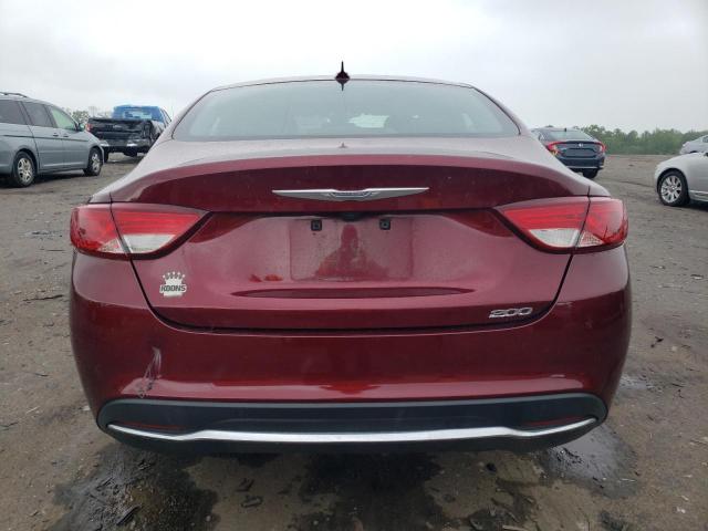 1C3CCCABXHN502782 - 2017 CHRYSLER 200 LIMITED BURGUNDY photo 6