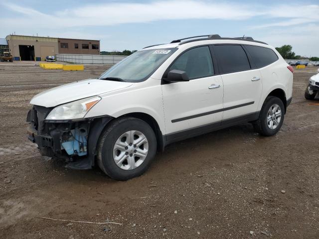 1GNKRFED7BJ255519 - 2011 CHEVROLET TRAVERSE LS WHITE photo 1