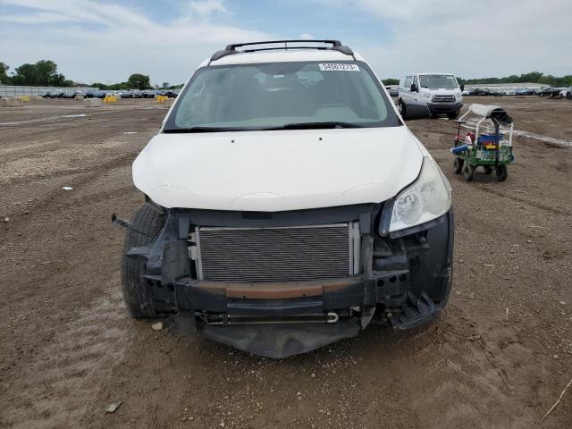 1GNKRFED7BJ255519 - 2011 CHEVROLET TRAVERSE LS WHITE photo 5