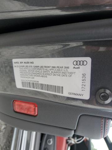 WAUC4CF54PA056286 - 2023 AUDI S5 PREMIUM PLUS GRAY photo 12