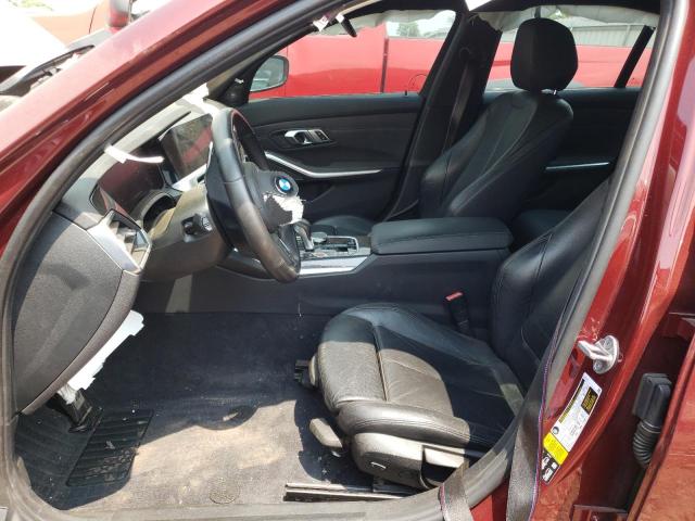 WBS43AY07NFN09759 - 2022 BMW M3 COMPETITION BURGUNDY photo 7