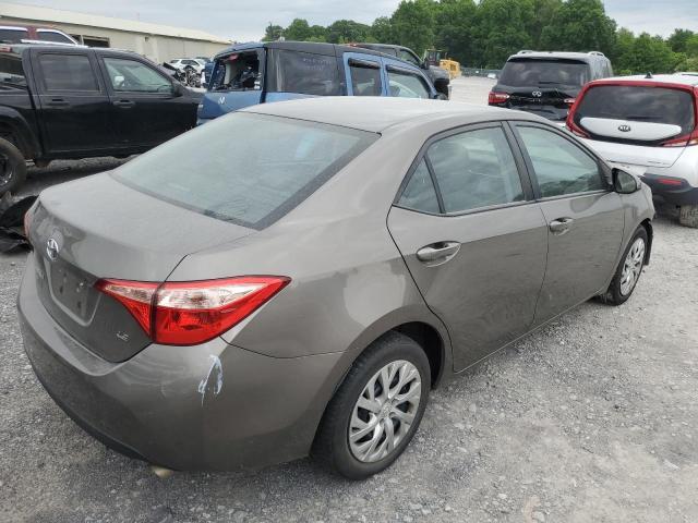 2T1BURHE5KC216727 - 2019 TOYOTA COROLLA L GRAY photo 3