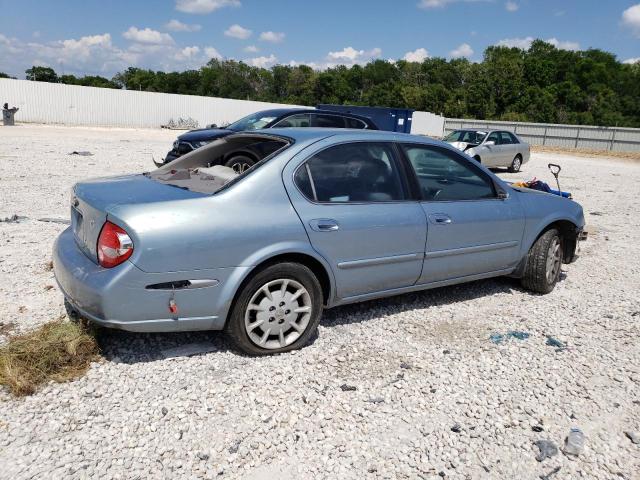 JN1CA31D9YT744917 - 2000 NISSAN MAXIMA GLE BLUE photo 3