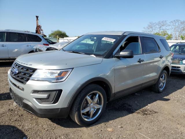 1FM5K8AR6JGC76845 - 2018 FORD EXPLORER POLICE INTERCEPTOR SILVER photo 1