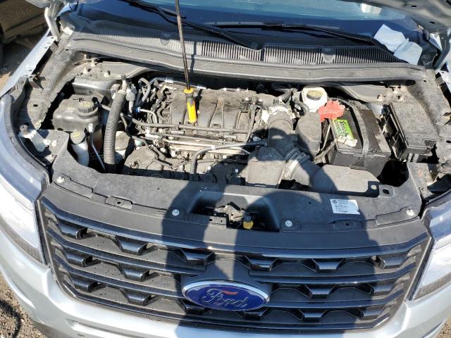 1FM5K8AR6JGC76845 - 2018 FORD EXPLORER POLICE INTERCEPTOR SILVER photo 12