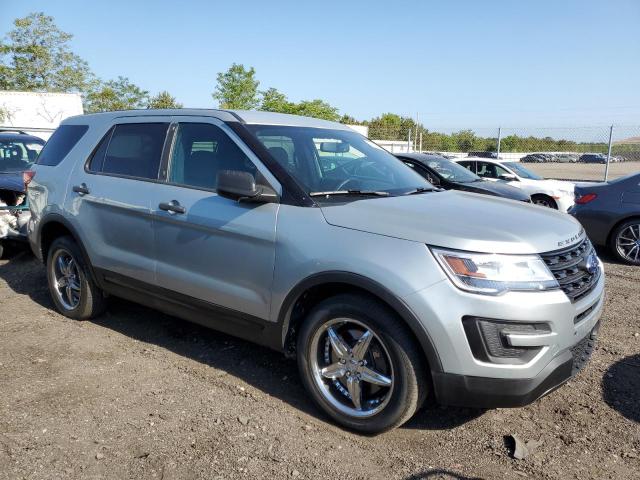 1FM5K8AR6JGC76845 - 2018 FORD EXPLORER POLICE INTERCEPTOR SILVER photo 4