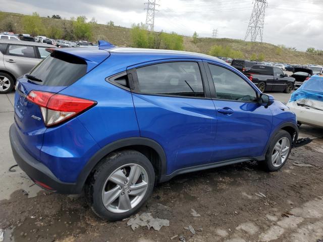 3CZRU6H56LM728805 - 2020 HONDA HR-V EX BLUE photo 3