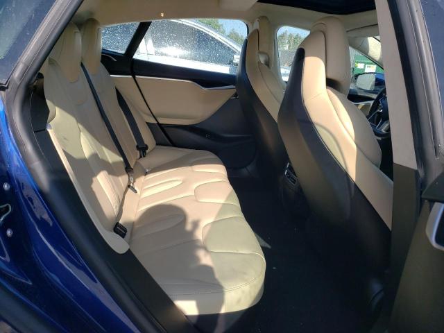 5YJSA1E21HF210741 - 2017 TESLA MODEL S 蓝色 照片 10