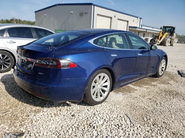 5YJSA1E21HF210741 - 2017 TESLA MODEL S 蓝色 照片 3