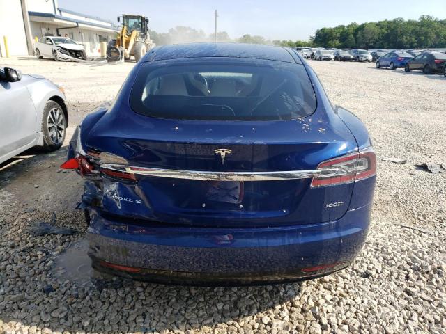 5YJSA1E21HF210741 - 2017 TESLA MODEL S 蓝色 照片 6