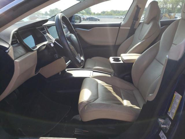 5YJSA1E21HF210741 - 2017 TESLA MODEL S 蓝色 照片 7