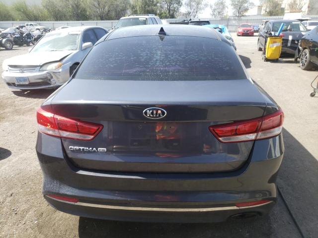 KNAGT4L39G5108209 - 2016 KIA OPTIMA LX GRAY photo 6