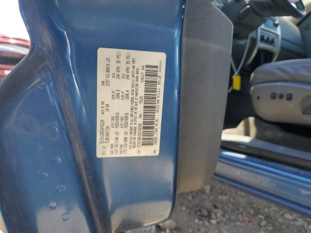 1D7HE58N35S166306 - 2005 DODGE DAKOTA QUAD LARAMIE BLUE photo 12