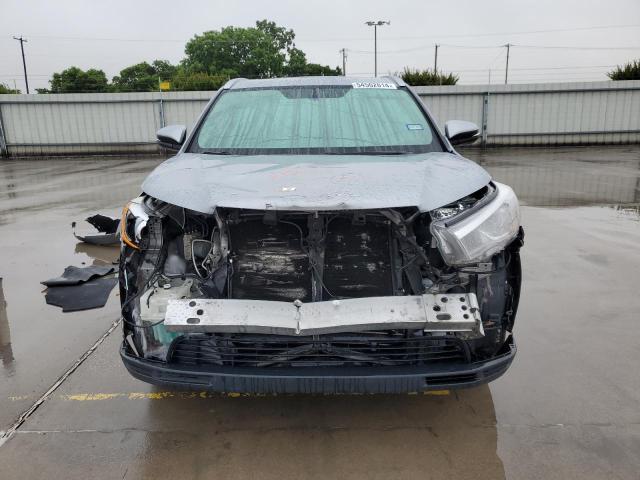 5TDKKRFH6GS507271 - 2016 TOYOTA HIGHLANDER XLE SILVER photo 5