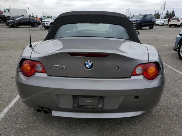 4USBT33504LS50393 - 2004 BMW Z4 2.5 GRAY photo 6