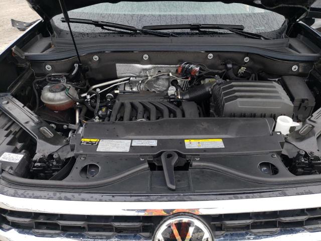 1V2JE2CA5MC219965 - 2021 VOLKSWAGEN ATLAS CROS SE შავი ფოტო 11