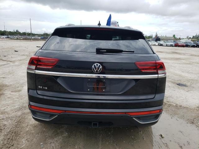 1V2JE2CA5MC219965 - 2021 VOLKSWAGEN ATLAS CROS SE შავი ფოტო 6