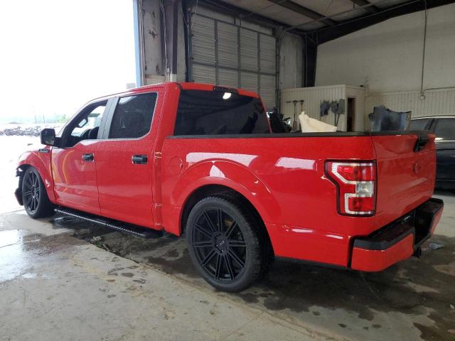 1FTEW1CP9JKE30067 - 2018 FORD F150 SUPERCREW RED photo 2