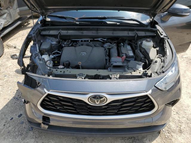 5TDGZRAH9LS507882 - 2020 TOYOTA HIGHLANDER XLE ნაცრისფერი ფოტო 12