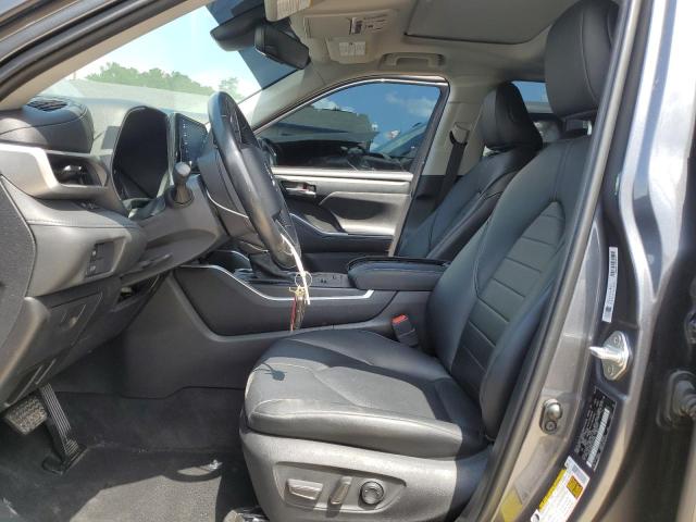 5TDGZRAH9LS507882 - 2020 TOYOTA HIGHLANDER XLE ნაცრისფერი ფოტო 7