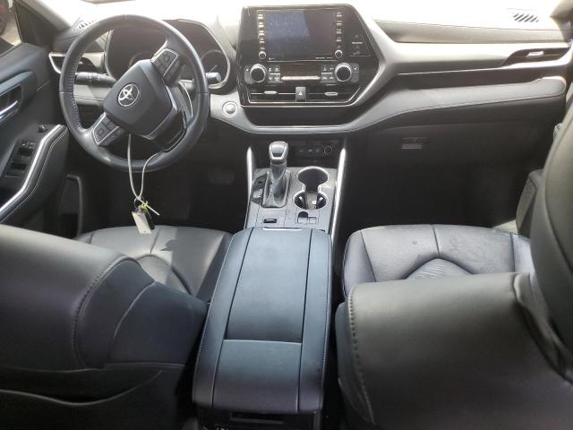 5TDGZRAH9LS507882 - 2020 TOYOTA HIGHLANDER XLE ნაცრისფერი ფოტო 8