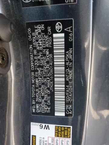 JTKDE167060140158 - 2006 TOYOTA SCION TC 石墨色 照片 12