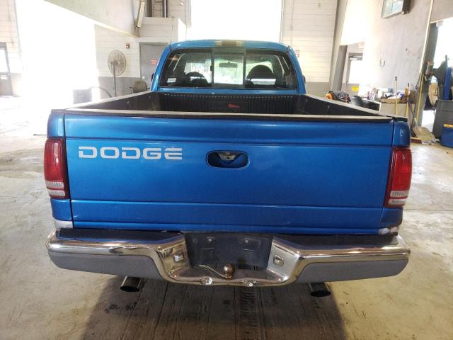 1B7GL22X5XS252496 - 1999 DODGE DAKOTA BLUE photo 6