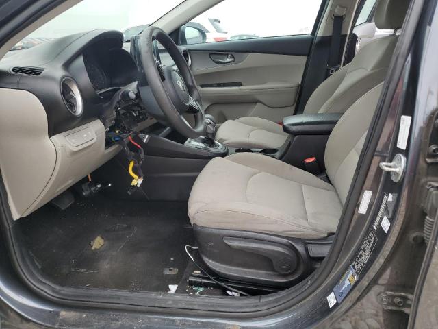 3KPF24ADXME345319 - 2021 KIA FORTE FE GRAY photo 7