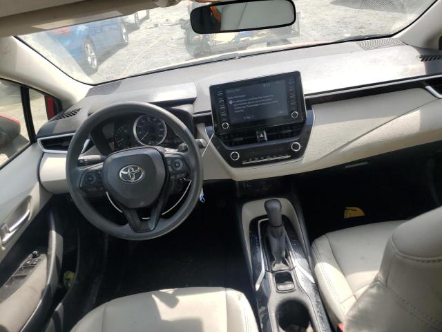 JTDEPRAE8LJ040065 - 2020 TOYOTA COROLLA LE წითელი ფოტო 8