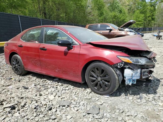 4T1C11AK9LU380772 - 2020 TOYOTA CAMRY LE RED photo 4