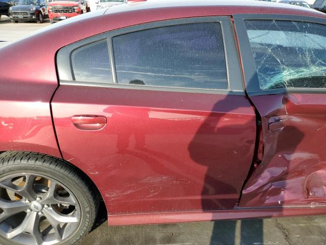 2C3CDXHG7KH688982 - 2019 DODGE CHARGER GT BURGUNDY photo 10