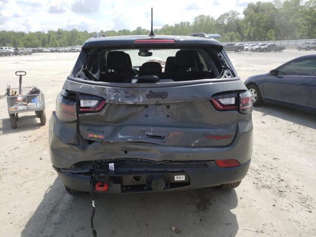 3C4NJDDB3NT157442 - 2022 JEEP COMPASS TRAILHAWK GRAY photo 6