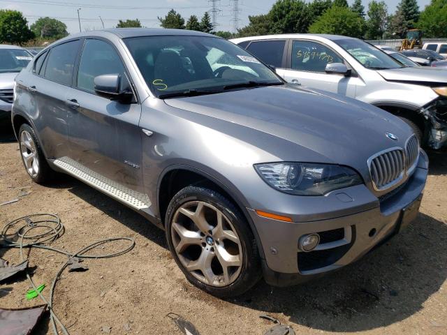 5UXFG8C51EL593304 - 2014 BMW X6 XDRIVE50I GRAY photo 4