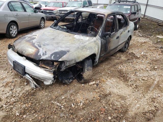1Y1SK5284XZ415648 - 1999 CHEVROLET GEO PRIZM BASE BURN photo 2