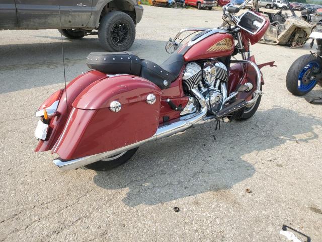 56KTFAAA3J3357448 - 2018 INDIAN MOTORCYCLE CO. CHIEFTAIN CLASSIC RED photo 4