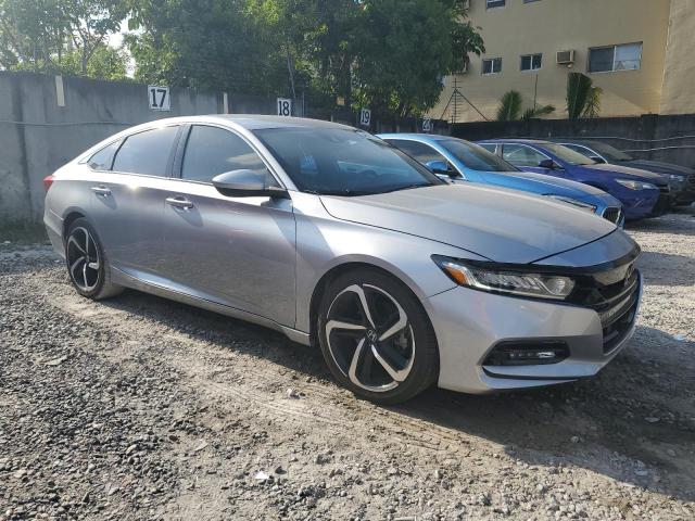 1HGCV1F30LA083807 - 2020 HONDA ACCORD SPORT SILVER photo 4
