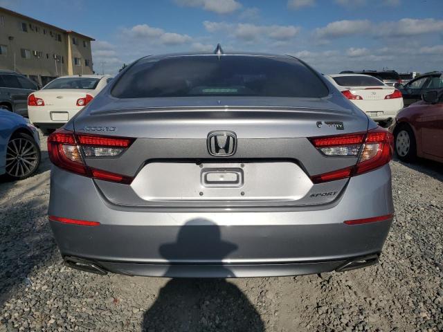 1HGCV1F30LA083807 - 2020 HONDA ACCORD SPORT SILVER photo 6