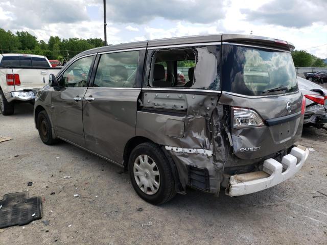 JN8AE2KP4F9133266 - 2015 NISSAN QUEST S GRAY photo 2