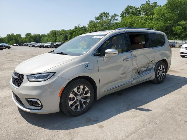 2C4RC1N76MR562491 - 2021 CHRYSLER PACIFICA HYBRID PINNACLE BEIGE photo 1