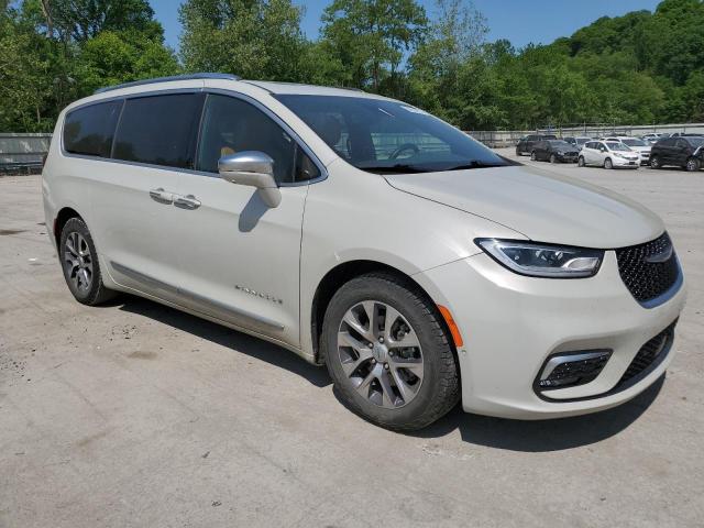 2C4RC1N76MR562491 - 2021 CHRYSLER PACIFICA HYBRID PINNACLE BEIGE photo 4