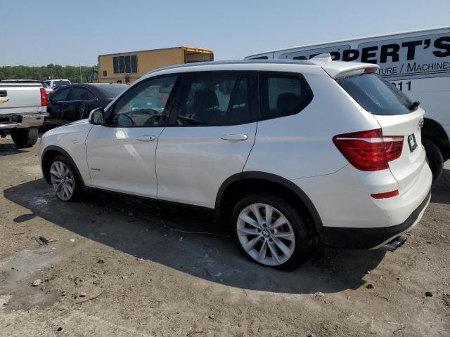 5UXWZ7C3XH0V90698 - 2017 BMW X3 SDRIVE28I WHITE photo 2