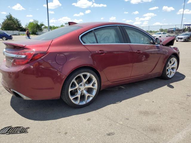 2G4GV5GX8G9183868 - 2016 BUICK REGAL GS Қызыл фото 3