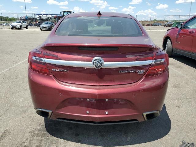 2G4GV5GX8G9183868 - 2016 BUICK REGAL GS Қызыл фото 6