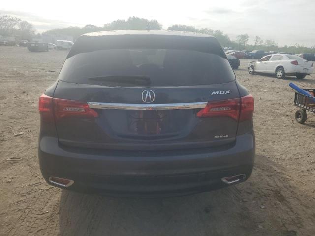 5FRYD4H45FB017553 - 2015 ACURA MDX TECHNOLOGY Сұр фото 6