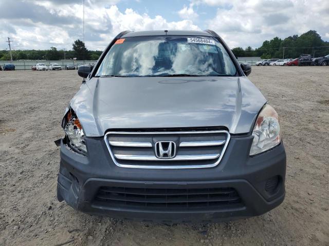 JHLRD68556C025159 - 2006 HONDA CR-V LX SILVER photo 5