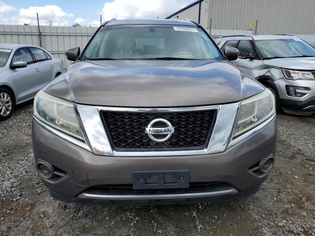 5N1AR2MN0EC626693 - 2014 NISSAN PATHFINDER S BROWN photo 5