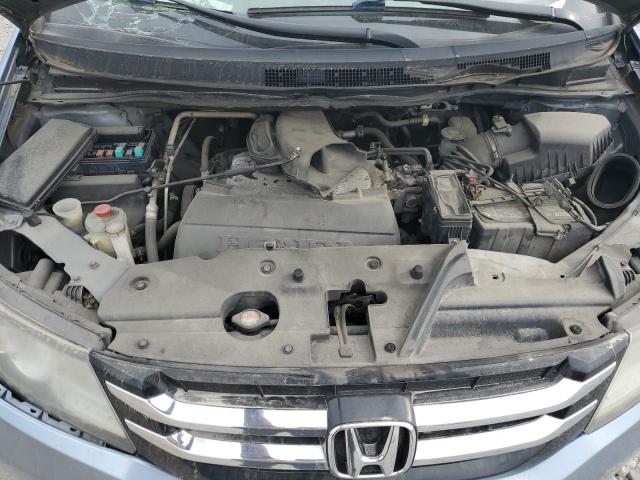 5FNRL5H63EB042613 - 2014 HONDA ODYSSEY EXL BLUE photo 12