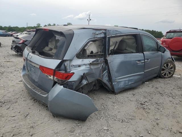 5FNRL5H63EB042613 - 2014 HONDA ODYSSEY EXL BLUE photo 3