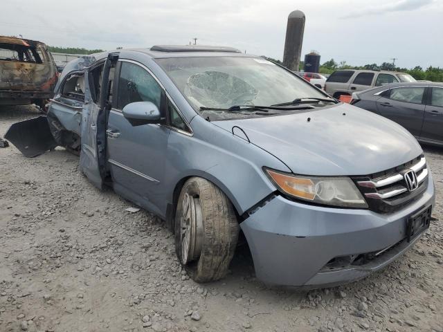 5FNRL5H63EB042613 - 2014 HONDA ODYSSEY EXL BLUE photo 4