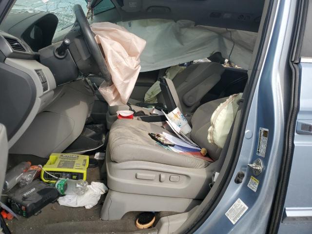 5FNRL5H63EB042613 - 2014 HONDA ODYSSEY EXL BLUE photo 7